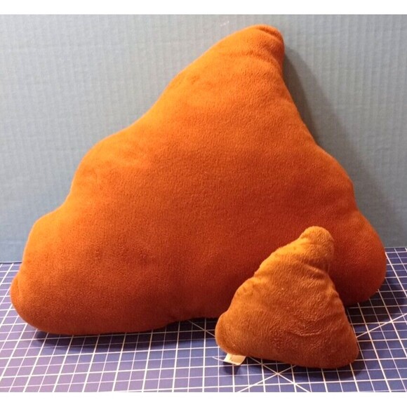 Lot Of 2 Poop Emoji Pillows Stuffed Plush Toys - Picture 2 of 3